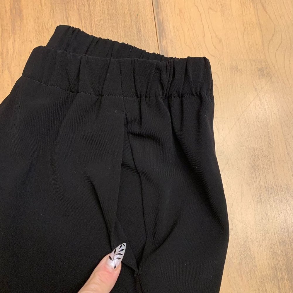 Vince Black Jogger Pant Size XXS Ankle elastic Black pockets - Picture 5 of 5